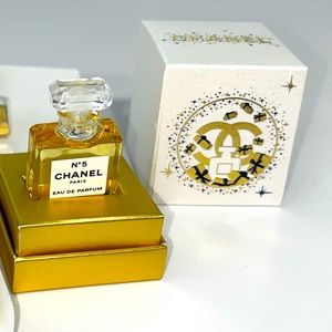 Miniature CHANEL No. 5 Eau de Parfum Perfume Sample Limited Edition Holiday 2023
